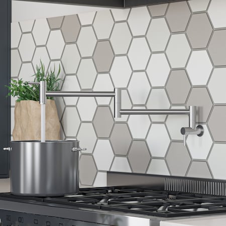 Alfi Brand Brushed SS Retractable Pot Filler Faucet AB5019-BSS